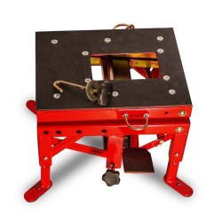 Elevador hidraulico central off road VECTOR rojo (ruedas no incluidas) 2