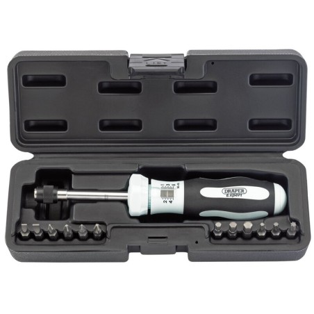 DRAPER Expert Torque Screwdriver Kit, 1 - 5Nm