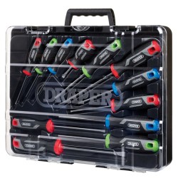 DRAPER Soft Grip Screwdriver Set - 12 Piece