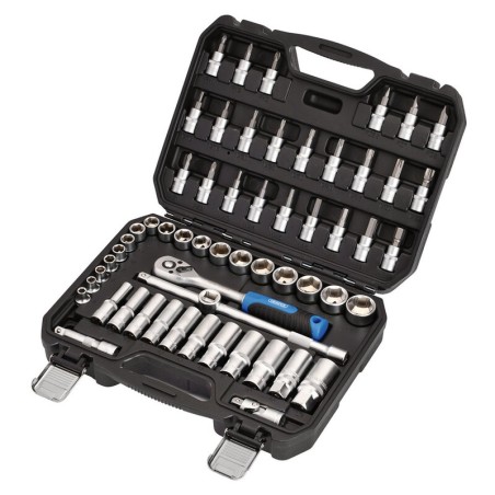 DRAPER HI-TORQ® Metric Socket and Bit Set - 3/8" Sq. Dr. (58 Piece)