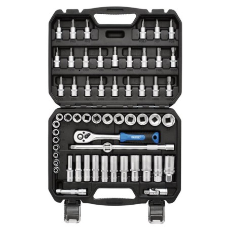 DRAPER HI-TORQ® Metric Socket and Bit Set - 3/8" Sq. Dr. (58 Piece)