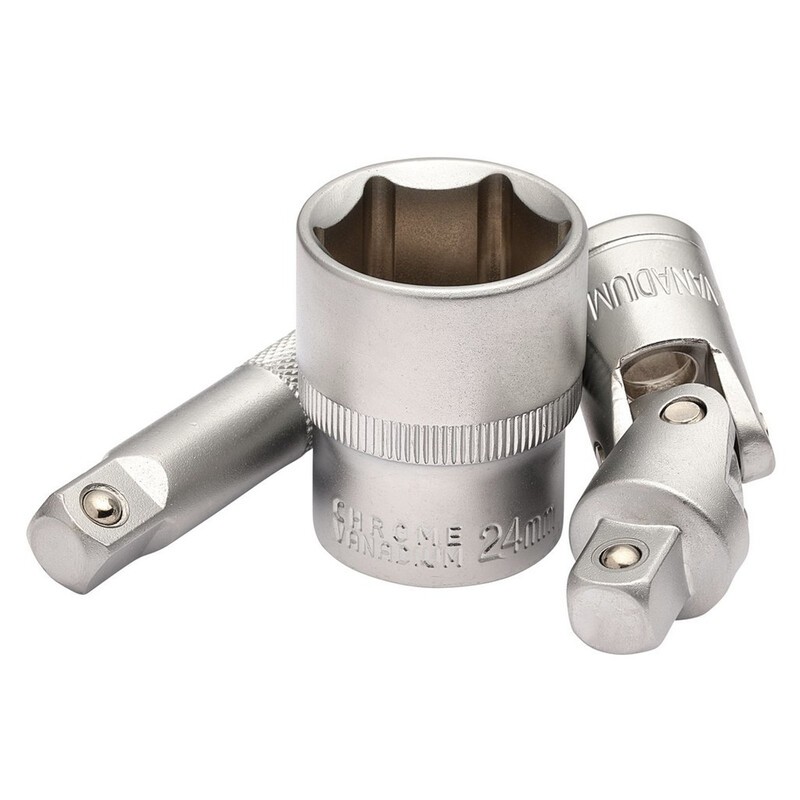 DRAPER HI-TORQ® Metric Socket and Bit Set - 3/8" Sq. Dr. (58 Piece)