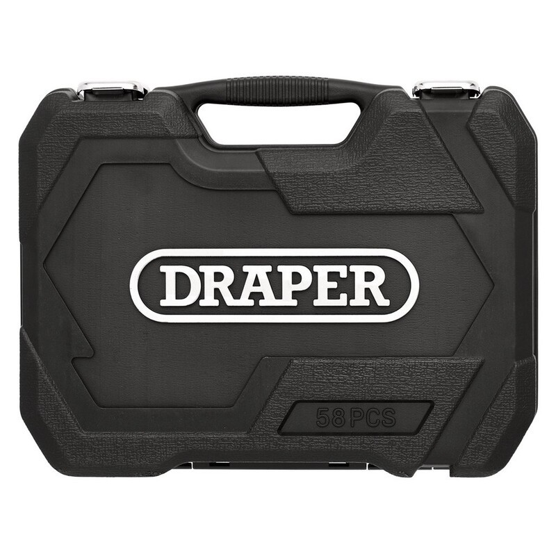 DRAPER HI-TORQ® Metric Socket and Bit Set - 3/8" Sq. Dr. (58 Piece)