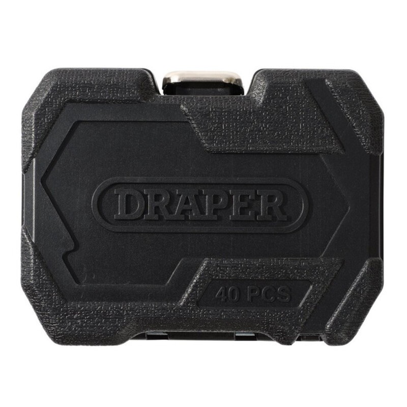 DRAPER HI-TORQ® Metric Socket and Bit Set - 1/4" Sq. Dr. (40 Piece)
