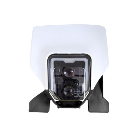 Careta con faro LED RACETECH