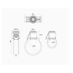 QUAD LOCK 360™ Abrazadera para manguera con jaula antivuelco 2