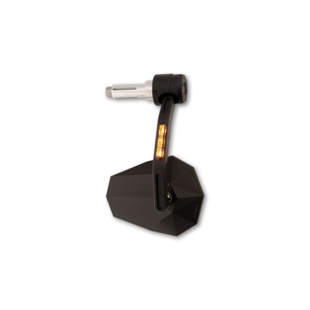 HIGHSIDER pro STEALTH-X7 bar end mirror with LED indicator