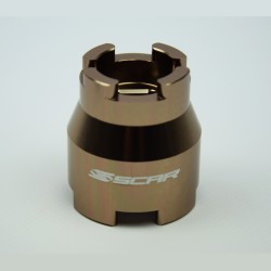 Llave SCAR 2 en 1 para desmontar tapones de horquilla WP 2