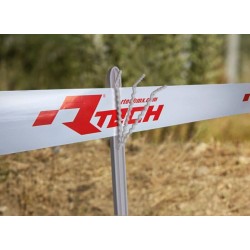 Estaca para cinta de marcaje RACETECH blanco con logo 2