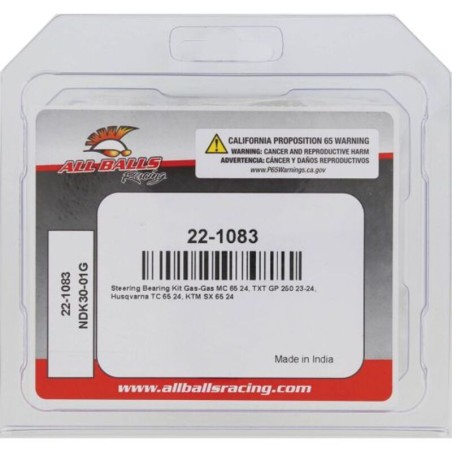 Kit rodamientos de columna de dirección ALL BALLS - 22-1005