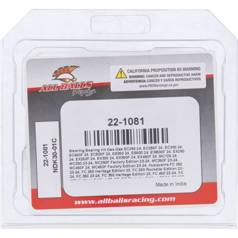 Kit rodamientos de columna de dirección ALL BALLS - 22-1006