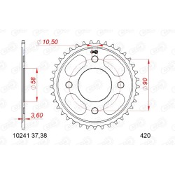 Corona AFAM acero estándar 10241 - 420