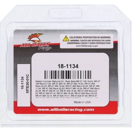 Kit de reparación de bomba de freno ALL BALLS