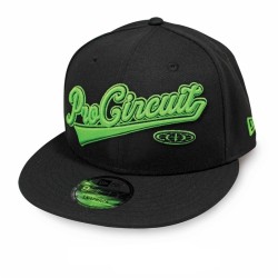 Gorra PRO CIRCUIT Snapback - Negro/Verde Neón