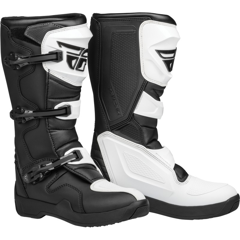 Botas FLY RACING Maverik LT - blanco/negro