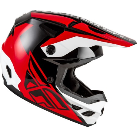 Casco FLY RACING Kinetic Crest - rojo/negro/blanco