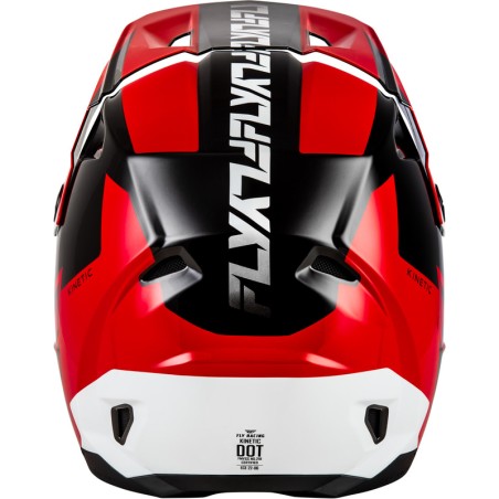 Casco FLY RACING Kinetic Crest - rojo/negro/blanco
