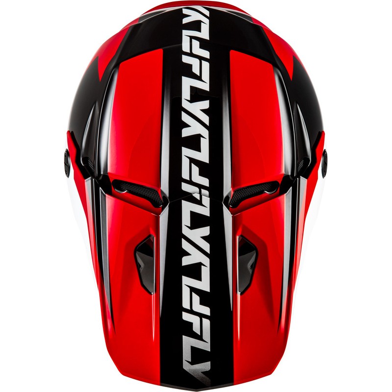 Casco FLY RACING Kinetic Crest - rojo/negro/blanco