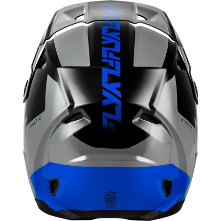 Casco FLY RACING Kinetic Crest - gris/negro/azul