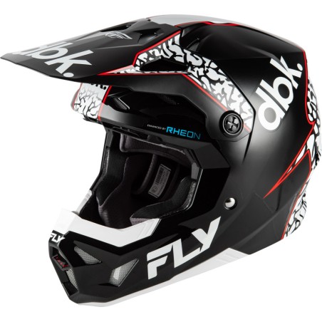 Casco FLY RACING Formula CP Special Edition DBK - negro/blanco/rojo