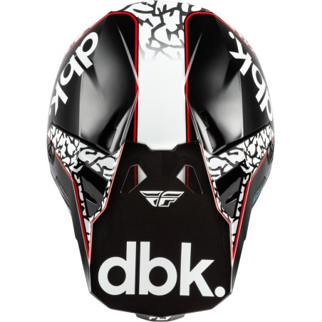 Casco FLY RACING Formula CP Special Edition DBK - negro/blanco/rojo