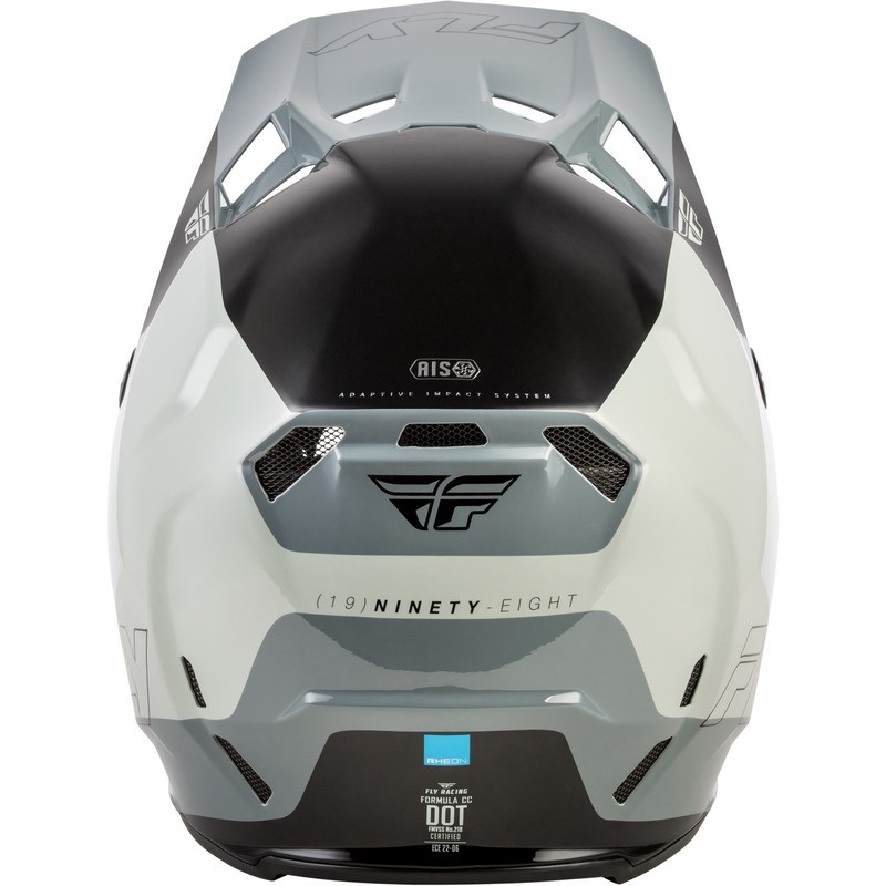 Casco FLY RACING Formula CC Glide - gris/negro