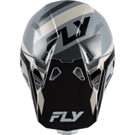 Casco FLY RACING Formula CP Seal - negro/gris