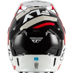 Casco FLY RACING Formula CP Seal - blanco/negro/rojo 2