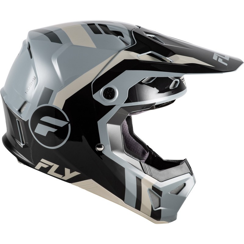 Casco FLY RACING Formula CP Seal - negro/gris