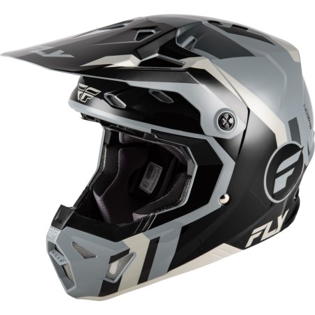 Casco FLY RACING Formula CP Seal - negro/gris