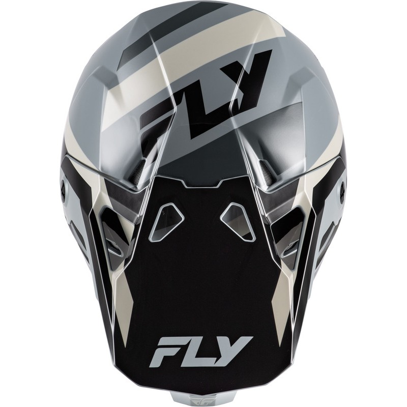 Casco FLY RACING Formula CP Seal - negro/gris