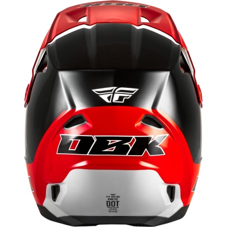 Casco FLY RACING Kinetic Special Edition DBK - negro/rojo/gris