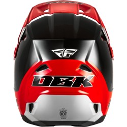 Casco FLY RACING Kinetic Special Edition DBK - negro/rojo/gris 2