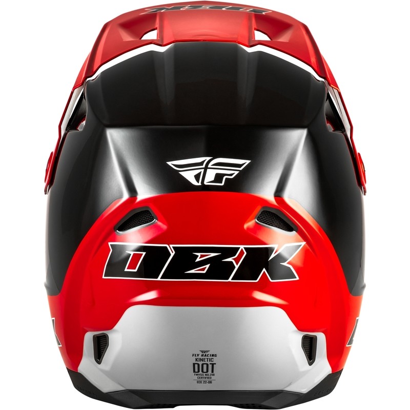 Casco FLY RACING Kinetic Special Edition DBK - negro/rojo/gris