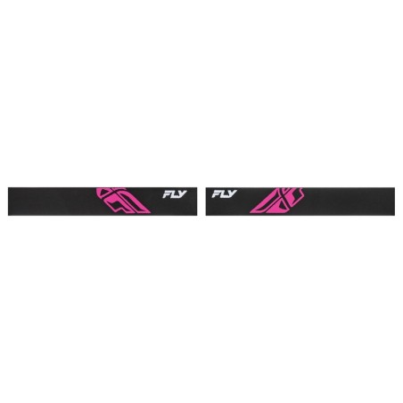 Gafas FLY RACING Focus negro/rosa - Lente transparente