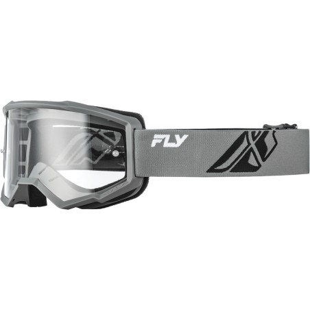 Gafas FLY RACING Focus gris/negro - Lente transparente