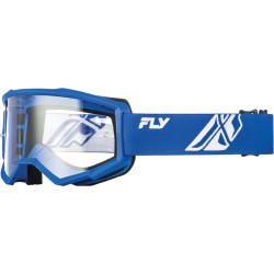 Gafas FLY RACING Focus azul/blanco- Lente transparente