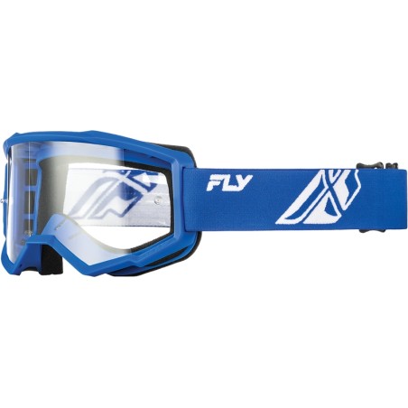 Gafas FLY RACING Focus azul/blanco- Lente transparente
