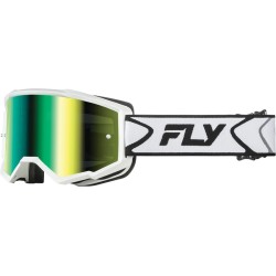 Gafas FLY RACING Zone blanco/negro - Lente vert