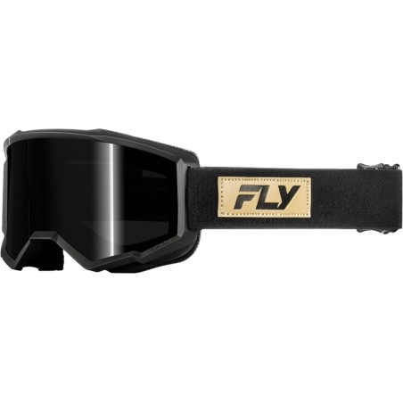 Gafas FLY RACING Focus Sand negro - Lente Ahumado Oscuro