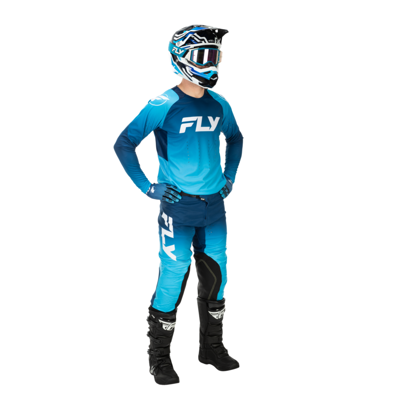 Guantes FLY RACING Evolution DST - azul/blanco