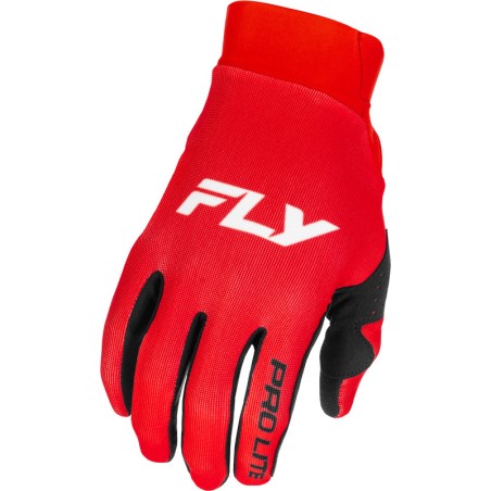 Guantes FLY RACING Pro Lite - rojo/blanco