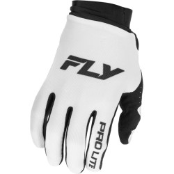 Guantes FLY RACING Pro Lite - blanco/negro