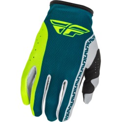 Guantes FLY RACING Lite - gris/Lime/Teal