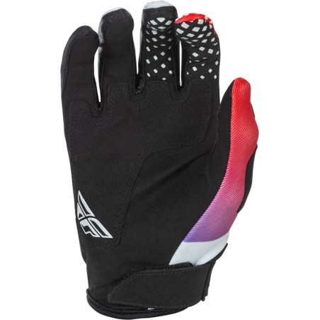 Guantes infantiles FLY RACING Kinetic - gris/rojo/violeta/negro