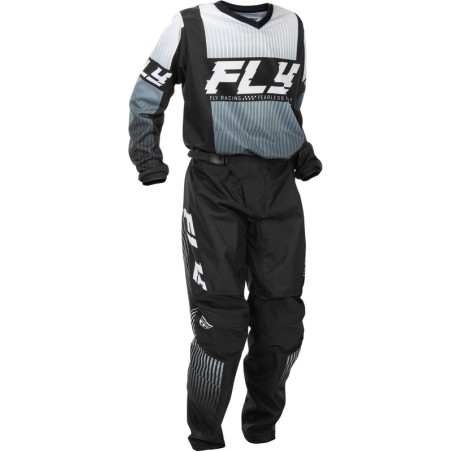 Pantalón infantil FLY RACING F-16 - negro/blanco