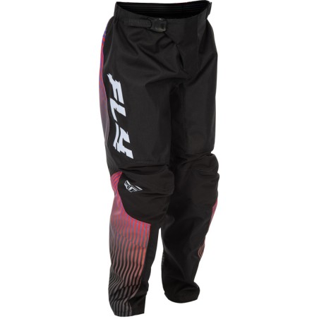 Pantalón infantil FLY RACING F-16 - negro/rojo/violeta