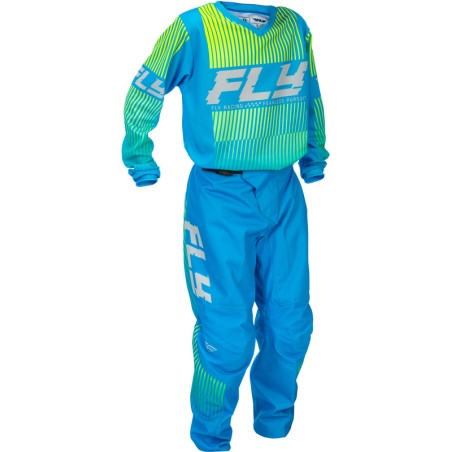 Pantalón infantil FLY RACING F-16 - azul/Hi-Vis