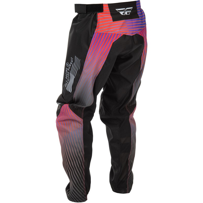 Pantalón infantil FLY RACING F-16 - negro/rojo/violeta