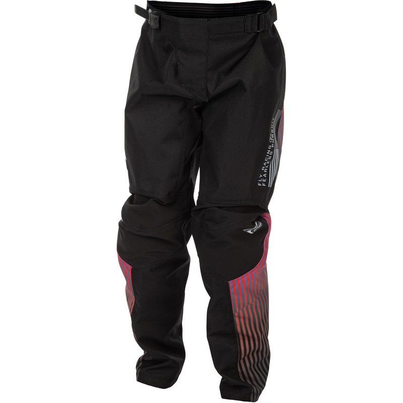 Pantalón infantil FLY RACING F-16 - negro/rojo/violeta